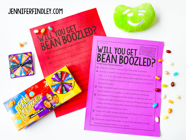 Want a new fun test prep activity that your students will go crazy over? Try Bean Boozled! Get all of the details and free printable directions to implement Bean Boozled Test Prep in your classroom!