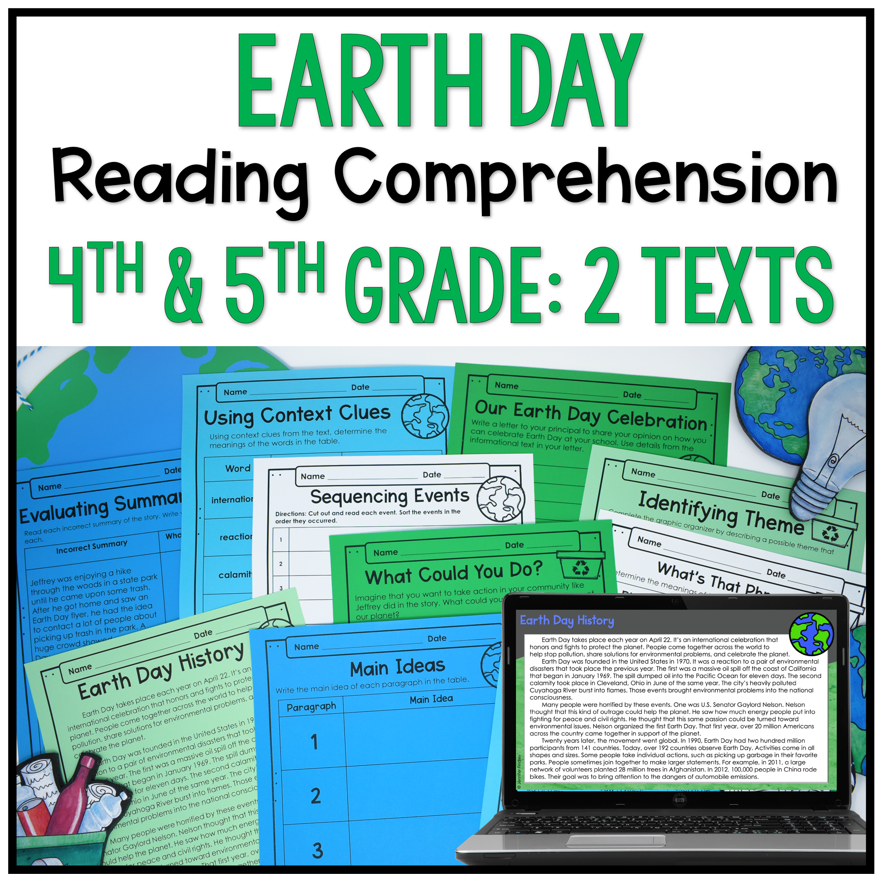 Earth Day is the perfect time to revisit how we should be caring for our planet. Check out this post for several Earth Day activities that are perfect for upper elementary students.
