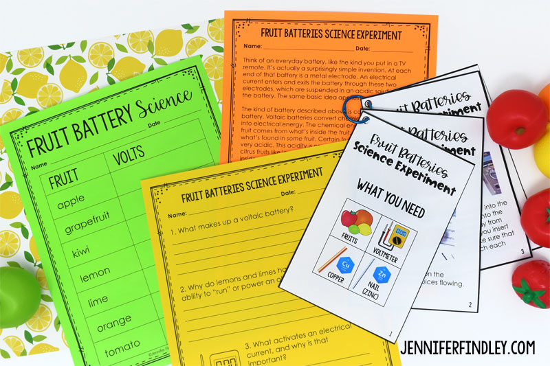 controlled variables fruit battery experiment