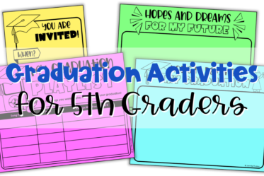 Grab these free graduation activities for your fifth-grade students. These are perfect end of year activities.
