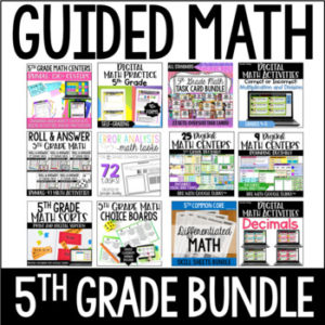 Free Math Centers for Grades 3-5 - Teaching with Jennifer Findley