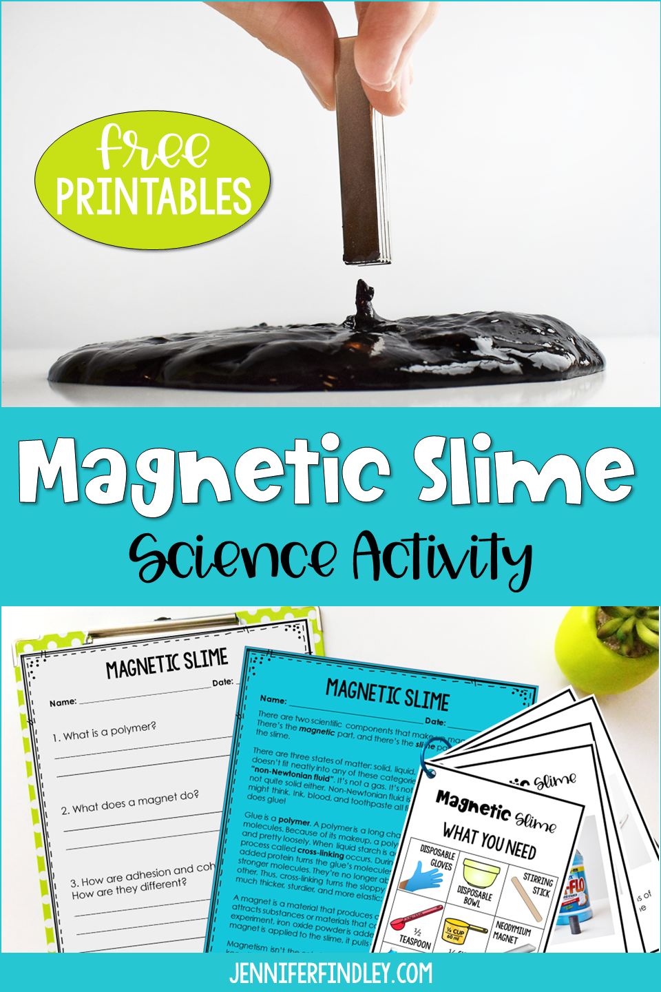 Magnetic Slime Science Activity