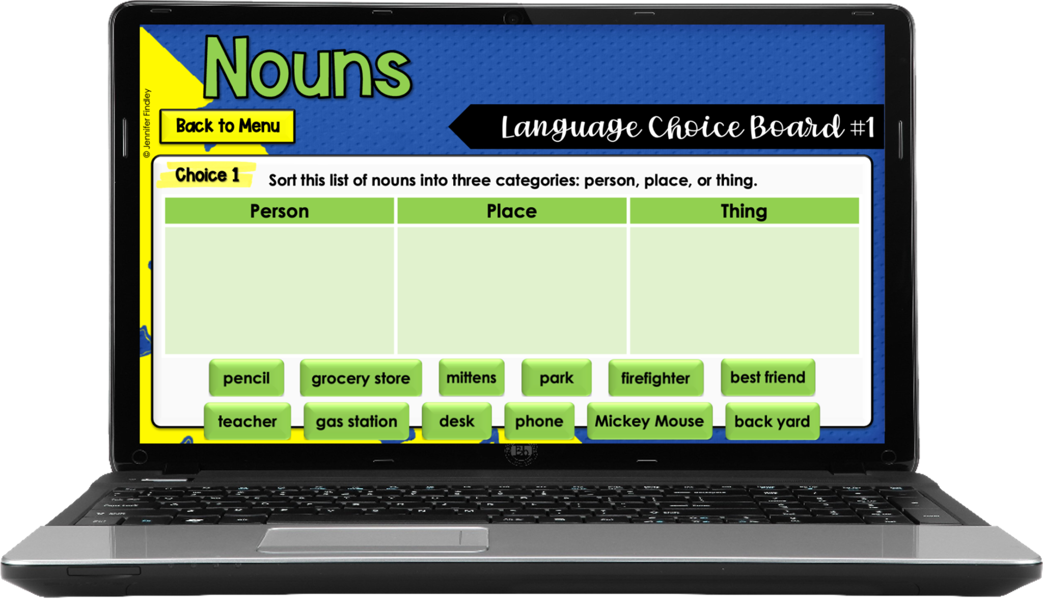 free-parts-of-speech-activities-choice-boards