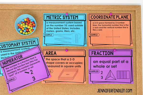 Do your students struggle with math vocabulary? Grab these free 5th grade math vocabulary posters to help your students.