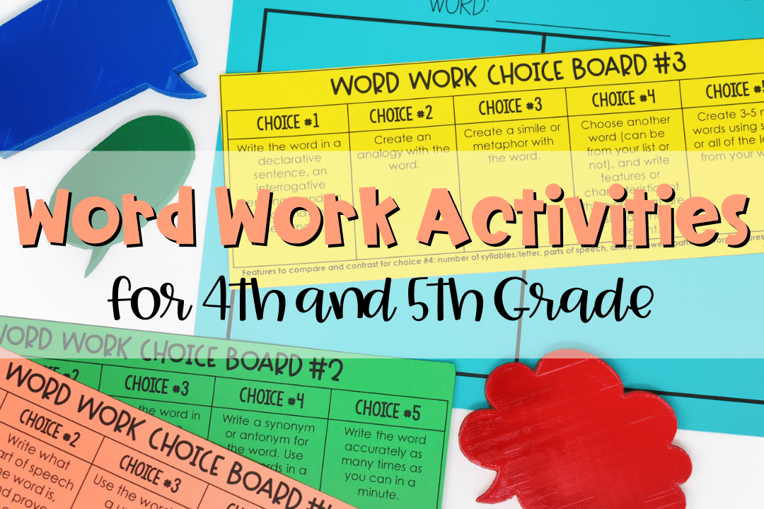 Grade 5 Portfolios - Collecting Words • TeachKidsArt