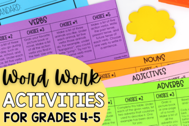 Word work is a great way to get students working with words in engaging ways. Learn new word work activities that you can use to engage your students.