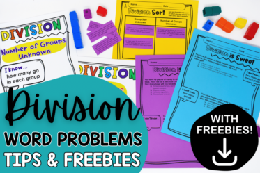 Many students struggle with division, especially when it comes to word problems. This post will share my favorite tips for teaching and helping students master division word problems. including free resources to get you started.