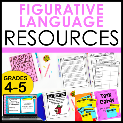Free Figurative Language Posters for Grades 4-5