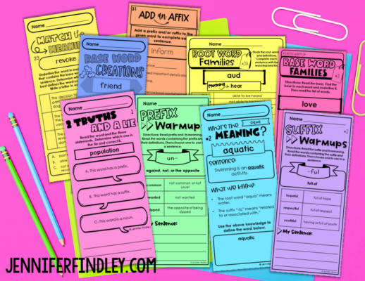 Morphology is so powerful for helping readers with vocabulary, decoding, and spelling! Morphology warmups are the perfect activity to incorporate more intentional morphology work into your existing curriculum!