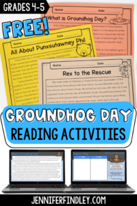 5th grade groundhog day activity