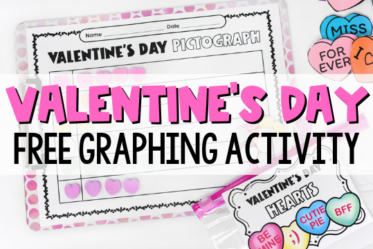Download this free Valentine's Day graphing activity!
