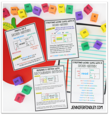 Morphology Activities For Grades 4-5 (Including Free Activities)