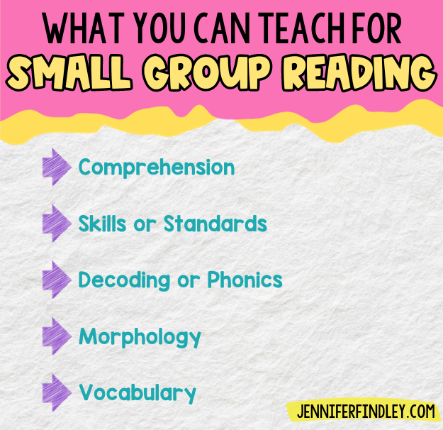 Small group instruction can work wonders in 4th and 5th grade. Check out this post for strategies and tips for small group reading instruction.