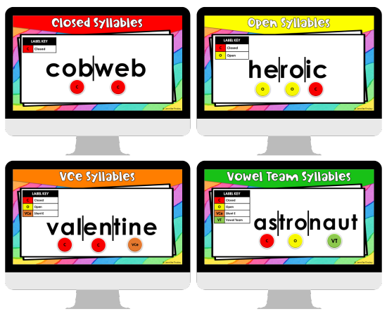 Need to teach syllable types but not sure where to start? Grab the free teaching slides on this post!