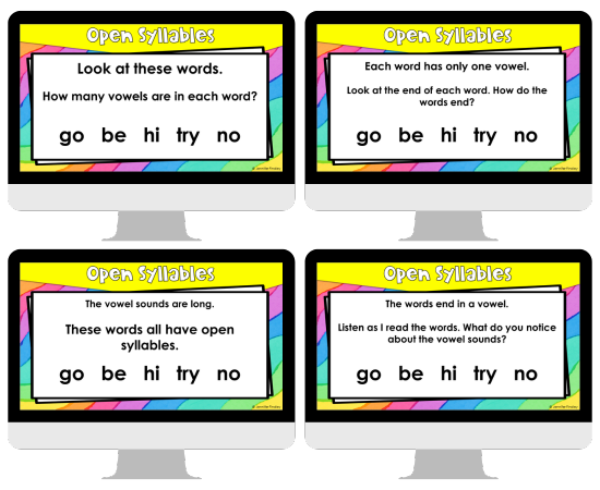 Need to teach syllable types but not sure where to start? This post walks through the 3-steps for introducing syllable types (with free teaching slides).