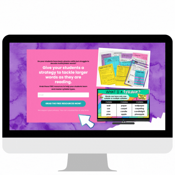 Need to teach syllable types but not sure where to start? This post walks through the 3-steps for introducing syllable types (with free teaching slides).