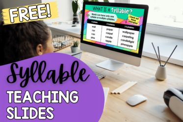 Need to teach syllable types but not sure where to start? This post walks through the 3-steps for introducing syllable types (with free teaching slides).