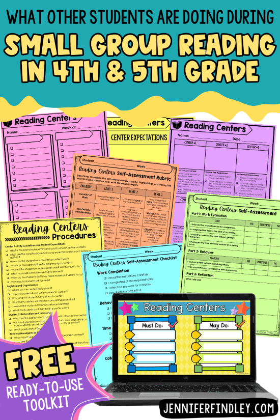 Want new ideas for what the other students can be doing during small group reading? This shares ideas and ways to present the tasks to students.