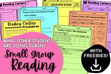 Want new ideas for what the other students can be doing during small group reading? This shares ideas and ways to present the tasks to students.