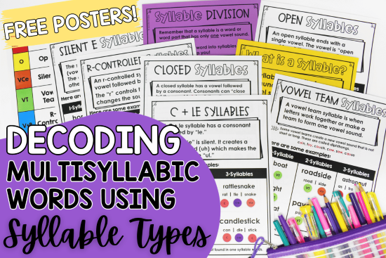 Teaching syllable types is one strategy for bridging phonics gaps in older students. Read more and learn about two other strategies on this blog post.
