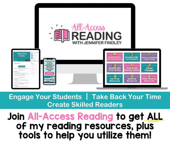 Meet the needs of all of your readers with a one-stop resource! Join all-access reading today to get instant access to the resources you need to support your students with phonics instruction, morphology instruction, and reading skill instruction.