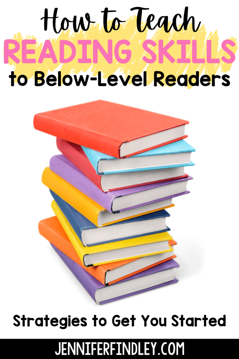 How to Teach Reading Skills to BelowLevel Readers