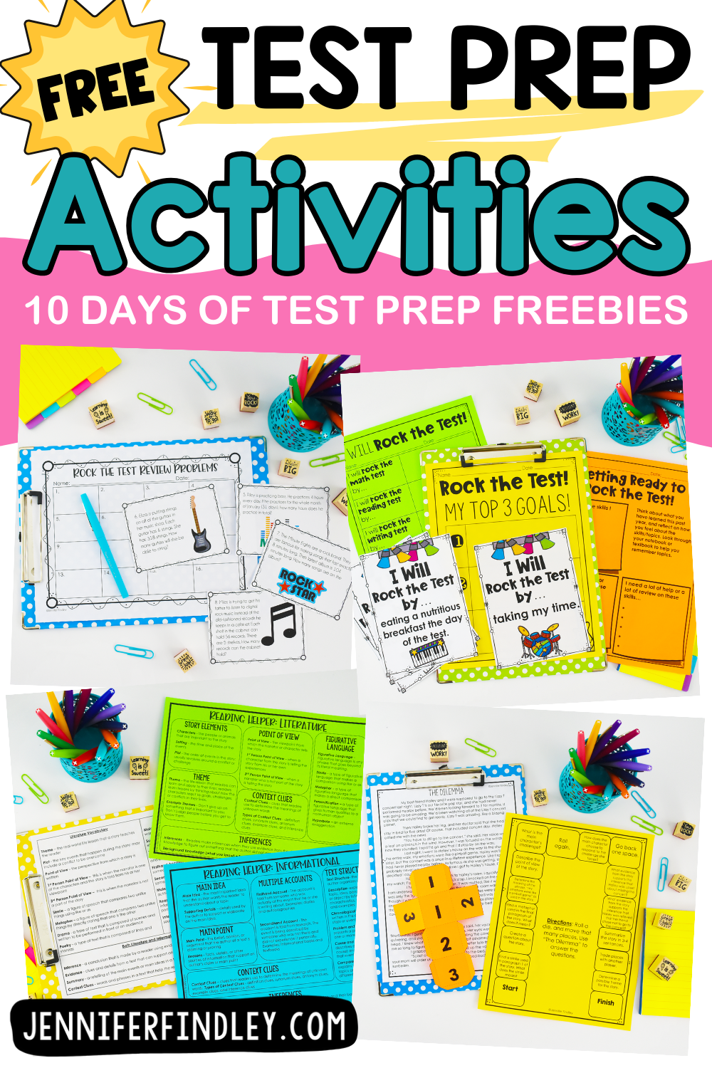 Free test prep activities and resources for 4th and 5th graders!