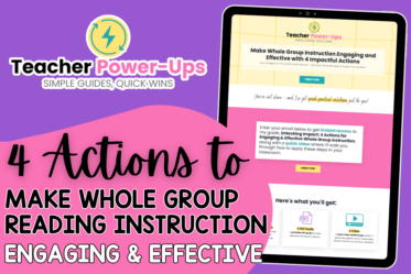 These actions are simple (trust me), but when you use them intentionally, they can completely transform your whole group lessons.