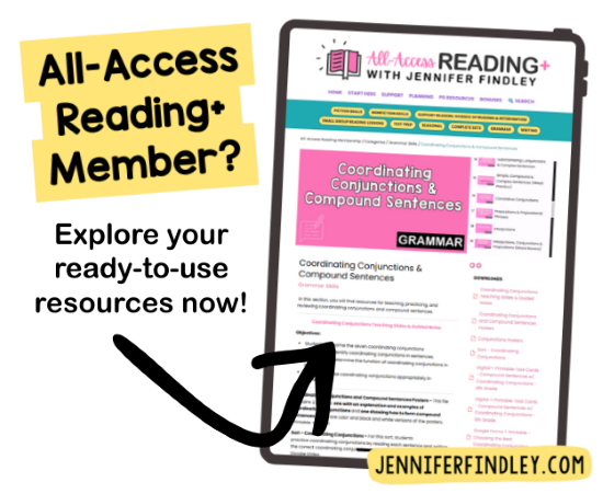 Join All-Access Reading to get immediate access to the reading resources you need to: teach your reading skills, support and grow your readers, engage your students, prepare them for testing, and so much more!