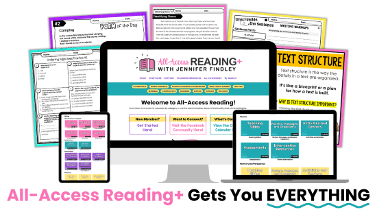 Join All-Access Reading to get immediate access to the reading resources you need to: teach your reading skills, support and grow your readers, engage your students, prepare them for testing, and so much more!