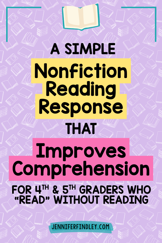 Struggling with nonfiction comprehension? This simple reading response helps students stop skimming, identify main ideas, and understand informational text.